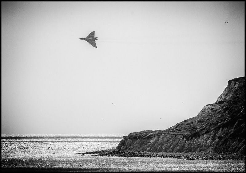 Vulcan over Beachy Head (Mono).jpg